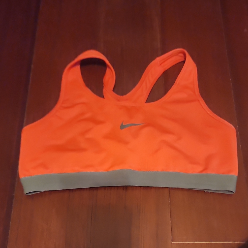 Nike Women's Vibrant Orange Sports Bra